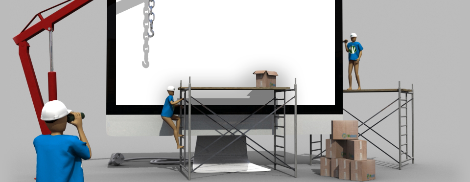 Val op in de menigte